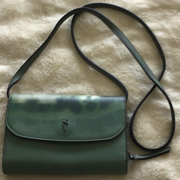 Simply Vera Vera Wang Handbags - Simply Vera Vera Wang Green Crossbody Bag with Adjustable Strap